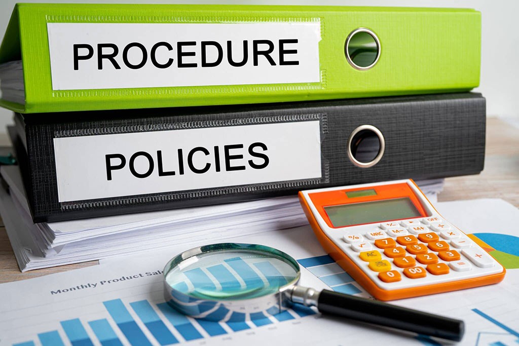 Procedure-Policies.-Binder-data-finance-report-business-with-graph-analysis-in-office-2048x1365